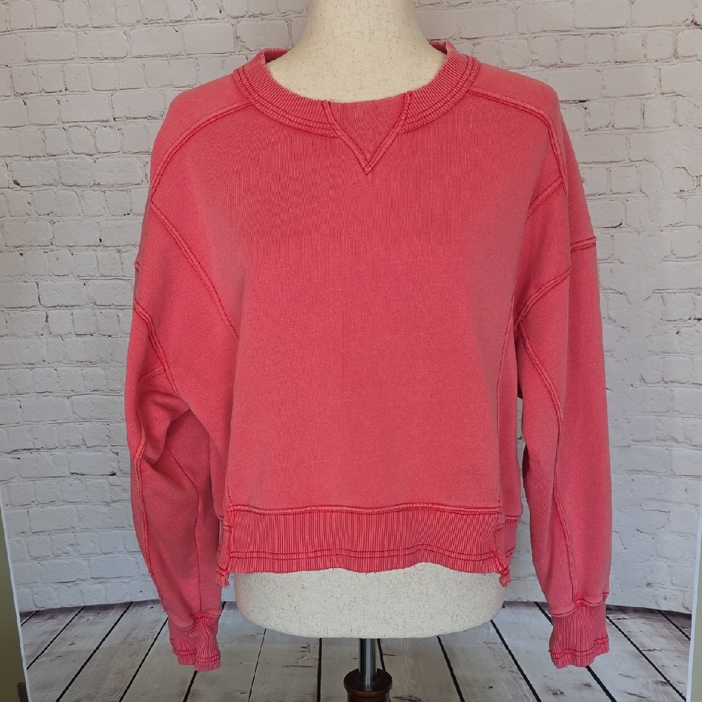 FP Movement Intercept Pullover Hibiscus Pink Over… - image 1